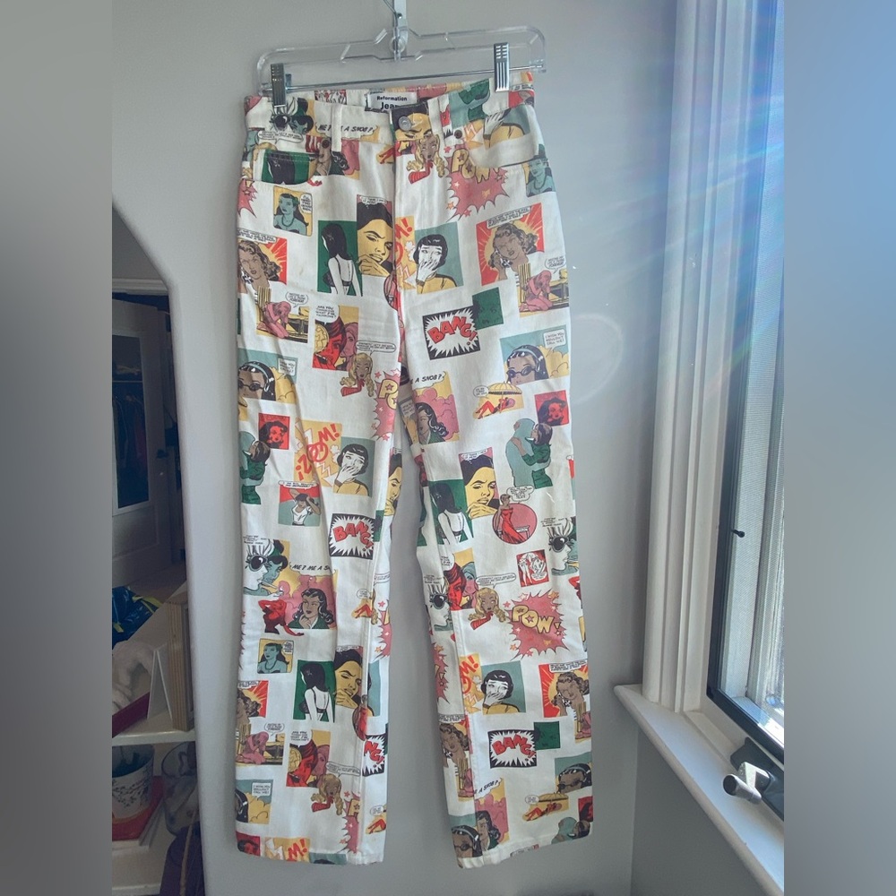 REFORMATION Comic Jeans - Picture 1 of 3
